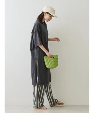 AMERICAN HOLIC サイドスリットカットワンピース1 Charcoal Gray