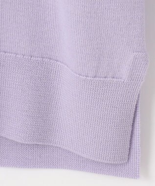 J.PRESS LADIES CLEAR LIGHT WOOL Vネック ニット ふじ色系