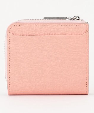 airlist 【収納力・バイカラー】コンパクト二つ折り財布　Stella　ステラ サーモンピンク×トープ