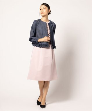 TOCCA 【洗える】SAND DUNE DENIM ジャケット ネイビー系1