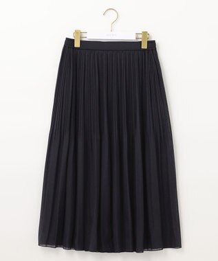 ANY SIS シャイニープリーツ スカート ネイビー
