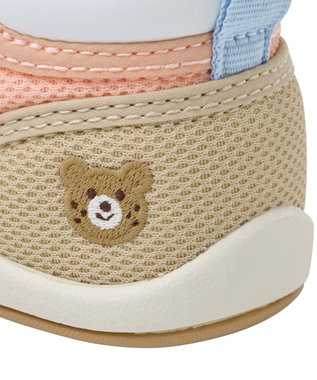 MIKI HOUSE HOT BISCUITS 【14-15cm】 セカンドベビーシューズ 白×ブルー