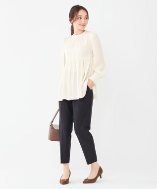 ANY SIS 【2SET】ニットベスト×チュニック ブラウス ベージュ系