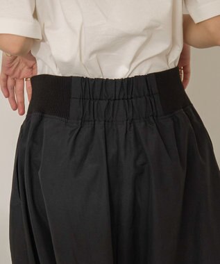 AMERICAN HOLIC 撥水加工 フロントZIPフレアスカート Black