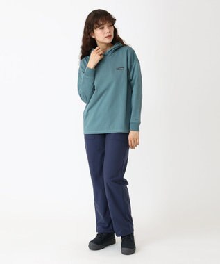 Columbia Columbia/ ウィメンズリラクシングモーメントロングスリーブフーディ /コロンビア Metal