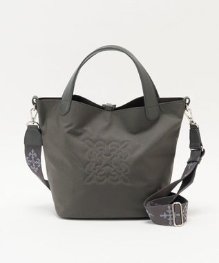 russet 《WEB限定》コーデュラナイロン2WAYミニトートバッグ(CE-1673-WEB) Gray