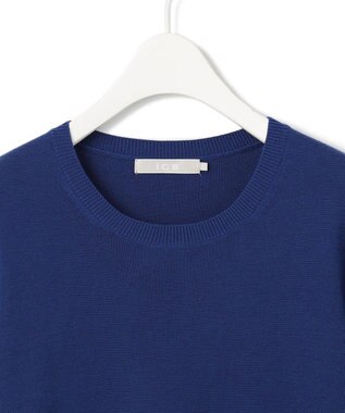 ICB 【洗える】 エクストラファインメリノ クルーネックプルオーバー ロイヤルブルー系