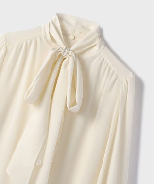 GRACE CONTINENTAL トリアセボウタイブラウス キナリ