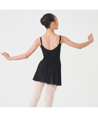 Chacott スカート付レオタード ブラック