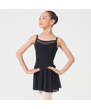 Chacott スカート付レオタード ブラック