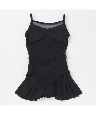 Chacott スカート付レオタード ブラック