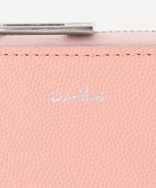 airlist 【収納力・バイカラー】コンパクト二つ折り財布　Stella　ステラ サーモンピンク×トープ