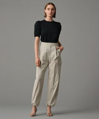 uncrave 【撥水・接触冷感・UVカット・洗濯機洗い可】マルチファンクションナイロン カーゴパンツ（uncrave STANDARD） ライトベージュ