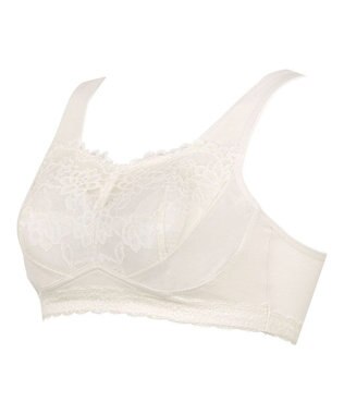 WACOAL 【ナイトアップブラ】 動画クリエイター nanakoななこさんコラボカラー登場 ナイトブラ 綿混(本体) 就寝時用 3Lまで対応 大きいサイズ ノンワイヤー レディース BRA166 /ワコール ベージュ