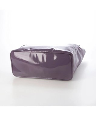 UNBILLION カシュカシュ cachecache / ソフトエナメルスクエア手提げトート ラベンダー