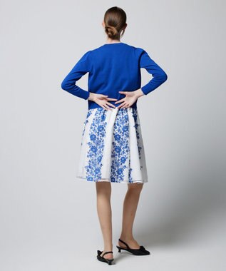 TOCCA 【洗える】BOW TIE KNIT カーディガン ブルー系