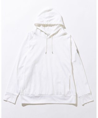 JOSEPH ABBOUD MOUNTAIN 【CREA掲載・接触冷感性/速乾性/放湿性/男女兼用】ICE PACKリバー天竺パーカー ホワイト系