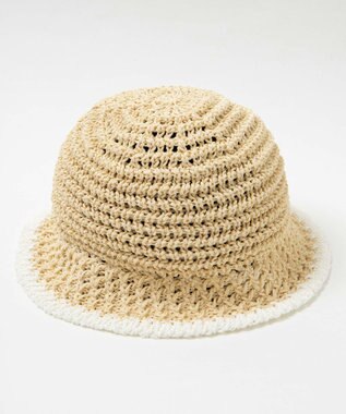 WEGO クロシェ編みハット 柄1