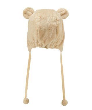 MIKI HOUSE HOT BISCUITS 【ミキハウス】【44-50cm】 マイクロファー フード ベージュ