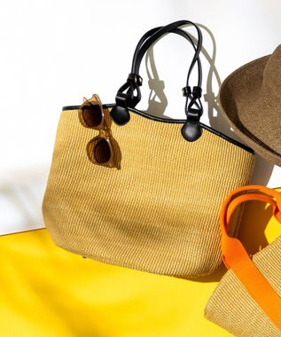 23区 雑材 トートバッグ ブラック系1