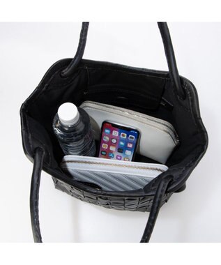 UNBILLION ピークスピーク PEAKS PEAK / 牛革レザーメッシュトートS ブラック