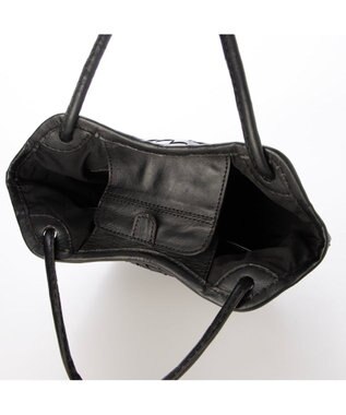 UNBILLION ピークスピーク PEAKS PEAK / 牛革レザーメッシュトートS ブラック