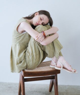 YECCA VECCA マーブルバングル Brown