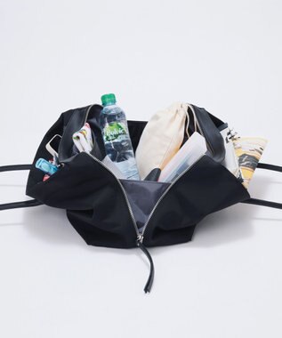 TOPKAPI 【Breath TOPKAPI】ALINE アライン ナイロン ボストン トートバッグ　A4 / 軽量 / 肩掛け / 大容量 / 旅行 / 出張 / 通勤 ブラック