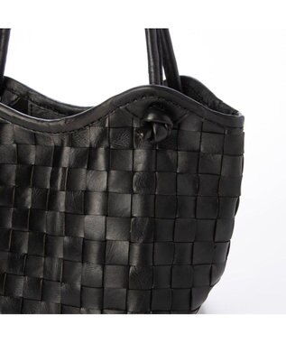 UNBILLION ピークスピーク PEAKS PEAK / 牛革レザーメッシュトートS ブラック