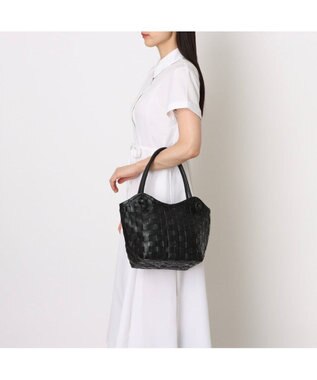 UNBILLION ピークスピーク PEAKS PEAK / 牛革レザーメッシュトートS ブラック