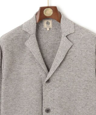 J.PRESS MEN 【WEB・一部店舗限定】アンカーニットジャケット ライトグレー系