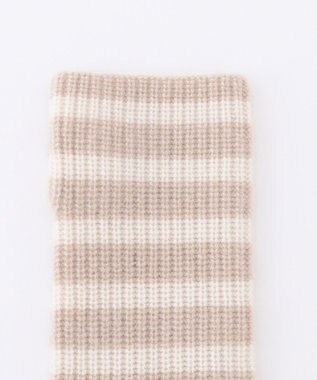 23区 ピュアカシミヤ アーム ウォーマー ベージュ系1