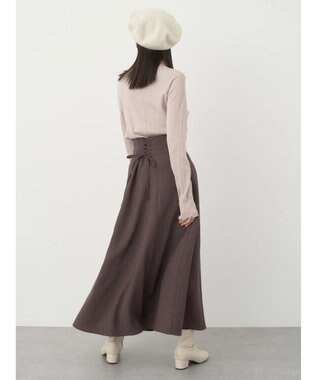 earth music&ecology コットンシアータートルネックプルオーバー Beige