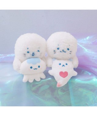 Mother garden しろたん ぴょこんと マスコット 《クリオネ》 単品 クリオネ