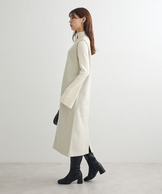 Green Parks 圧縮ポンチ合皮パイピングジャンスカ Ivory