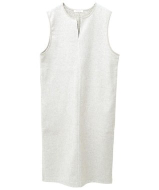 Green Parks 圧縮ポンチ合皮パイピングジャンスカ Ivory