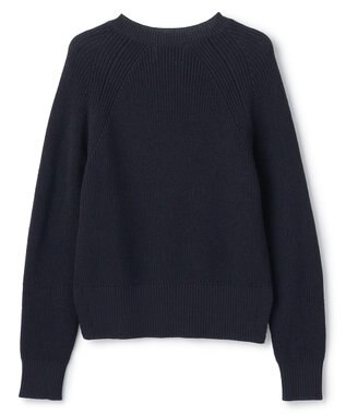 BEIGE， HELIODOR / スポンディッシュマリンボタンニット Navy