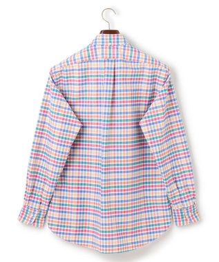 J.PRESS MEN コットンオックス マルチチェック シャツ / ボタンダウン ホワイト系3