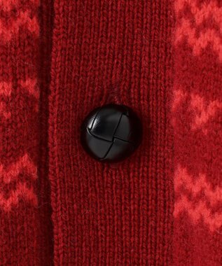 J.PRESS MEN 【Cash Lamb’s Wool】フェアアイルカーディガンニット レッド系7