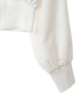 Green Parks ｄａｚｚｌｉｎ　襟付きツイルショートｚｉｐブルゾン Ivory