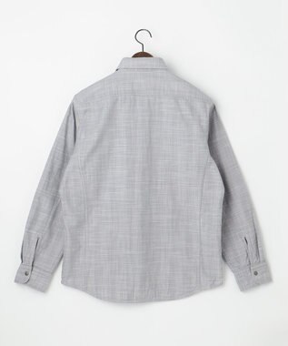 JOSEPH ABBOUD 【人気！1枚で2通りの着こなし】定番 リバーシブルシャツ ライトグレー系