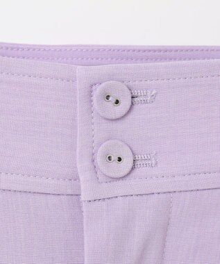 GRACE CONTINENTAL ツータックベルトワイドパンツ ラベンダー