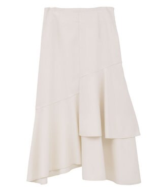 earth music&ecology ティアードイレヘムスカート Ivory