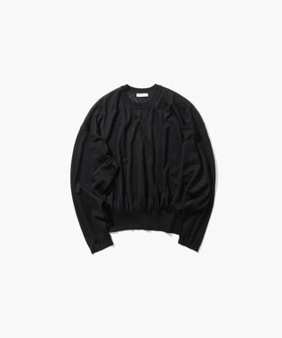 ATON COMPACT COTTON | クルーネックセーター BLACK