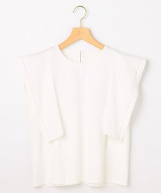 組曲 【先行予約】プレーティング天竺 フレアスリーブカットソー