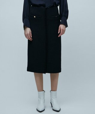 BEIGE， CAMBON / ツイードスカート Navy