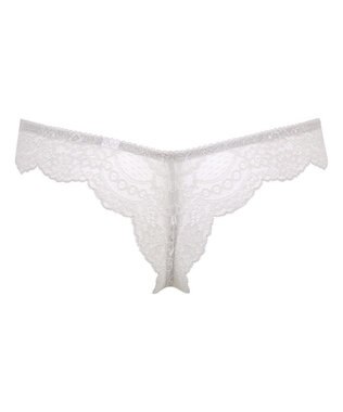 WACOAL ショーツ Tバック 【リボンブラ】 BRB413とペア はきこみ丈あさめ 伸びのよいストレッチレース（バック） レディース PRA413 /ワコール グレー