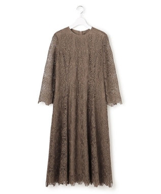 23区 L 【APPLAUDIR】Brocheリボンブーケレース ドレス