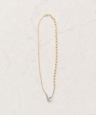 AMERICAN HOLIC 【ステンレス】バイカラーチェーンネックレス