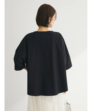 Green Parks インド綿 ＢＩＧサイズアーチロゴ半袖プルオーバー Black